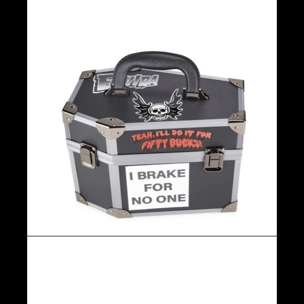 ISO dolls kill x Elvira coffin makeup case